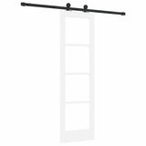 Sliding Door ORKDAL White and Black 61 x 198.5 cm 3331986