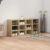 Shoe Cabinet Sonoma oak 103 x 30 x 51 cm Engineered wood 808705
