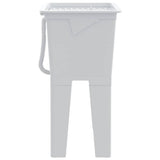 Laundry Tub White 59x41x75 cm Resin 4002799