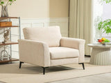 Linen-Look Armchair - Beige T3398P344642