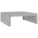 Coffee Table Concrete Grey 100x100x35 cm Engineered Wood 808571