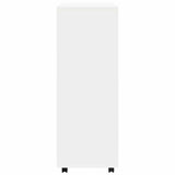 808513 Wardrobe White 80x40x110 cm Engineered Wood