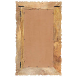 321636 Mirror 80x50 cm Solid Mango Wood