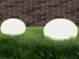 Bowl Lamp Set of 2 White Polymethyl methacrylate 50657