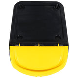 Stackable Waste Bins with Lids 3 pcs Black PP 78 L 364069