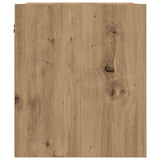 ZNTS Wall-Mounted Bedside Cabinets 2 pcs Artisan Oak 38x34x40 cm 861246