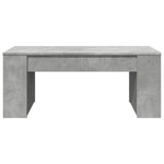 ZNTS Coffee Table Concrete Grey 102x55x42 cm Engineered Wood 831856