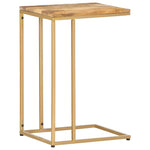ZNTS Side Table 35x45x65 cm Solid Mango Wood 286400
