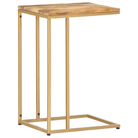 ZNTS Side Table 35x45x65 cm Solid Mango Wood 286400