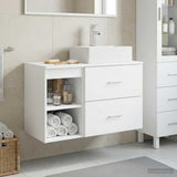 Bathroom Furniture Set 2 pcs White Engineered Wood 3403888