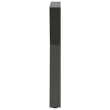 Dining Table Legs 2 pcs Anthracite 60x cm Steel 4012722
