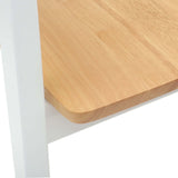 Dining Chairs 2 pcs White 54 x 57 x 73 cm Solid Rubber Wood 42020425