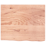 Table Top Light Brown 60x50x cm Treated Solid Wood Oak 3156348