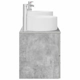 Bathroom Furniture Set 3 pcs Concrete Grey 3405942