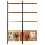 4-Tier Bookcase 124x30x180 cm Solid Reclaimed Wood 284415