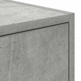 TV Cabinets 2 pcs Concrete Grey 60x31x25.5 cm Engineered Wood 861443