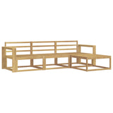 Outdoor Sofa Set 4 pcs White 257.5 x 162.5 x 73 cm 3386273