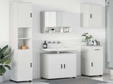Bathroom Furniture Set 5 pcs White Engineered wood & Metal 3392993