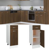Drawer Bottom Cabinet Lyon Brown Oak 30x46x81.5 cm Engineered Wood 815569