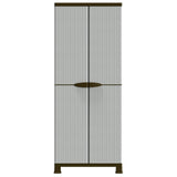 Plastic Cabinet 68x39x171.5 cm Rattan Design 337899