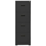 Filing Cabinet Anthracite 46x62x133 cm Steel 336281
