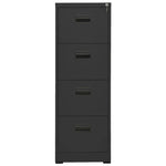 ZNTS Filing Cabinet Anthracite 46x62x133 cm Steel 336281