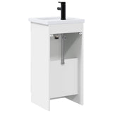 Bathroom Vanity with Sink High Gloss White 42 x 40 x 84.5 cm 890028
