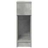 Bedside Cabinets with Drawer 2 pcs Concrete Grey 20x36x60 cm 858702