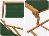 Folding Sun Lounger 2 pcs 3 Position Solid Eucalyptus Wood 3407823