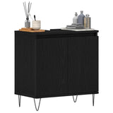 Bathroom Sink Cabinet Black Oak 58 x 33 x 60 cm Engineered Wood 862888