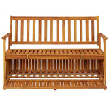 Storage Bench Natural wood Solid acacia wood Medium Storage Bench 310279