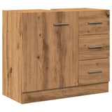 Sink Cabinet Artisian Oak 63x30x54 cm Engineered Wood 858324