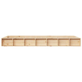 Bed Frame without Mattress 90x200 cm Solid Wood 820691