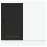 Kitchen Base Cabinet "Kalmar" Black Engineered Wood 854319