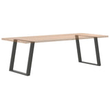 Dining Table Legs U-Shaped 2 pcs Anthracite 80x cm Steel 4012798