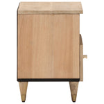 ZNTS Bedside Cabinets 2 pcs 40x33x46 cm Solid Wood Mango 358255