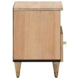 ZNTS Bedside Cabinets 2 pcs 40x33x46 cm Solid Wood Mango 358255