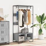 Wardrobe Grey Sonoma 90x50x180 cm Engineered Wood 848672