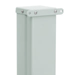 ZNTS Patio Retractable Side Awning 140x500 cm Cream 48395