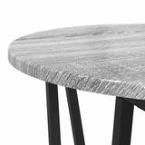 Side Table Set 2 pcs Grey Sonoma and Black 869723