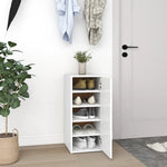 ZNTS Shoe Cabinets 2 pcs White 32x35x70 cm Engineered Wood 808955