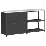 Kitchen Storage Set HATTEM 2 pcs Black Cold-rolled Steel 3392652