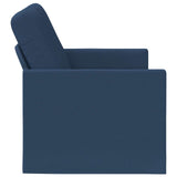 2 Seater Sofa Blue 130 x 81 x 82 cm Fabric 42041048