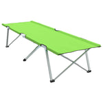 Folding Camping Bed Folding 2 pcs Dark green 62 x 194 x 42 cm 42003126