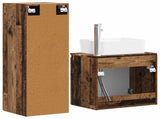 Bathroom Furniture Set 2 pcs Old Wood 33 x 34.5 x 100 cm 3406131