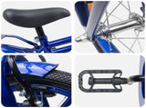 Kids Bike 14 Inches for 3-5 Years Old Dark Blue 42009284