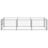 Dog Kennel Silver 3 m Steel 3082101