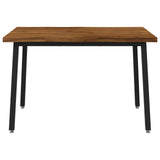 120 x 80 x 75 cm Solid Acacia Wood Natural and Black 937518