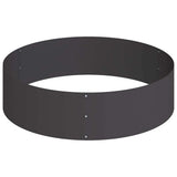 Garden Planter Black 120 x 120 x 20 cm Cold-rolled Steel 873655