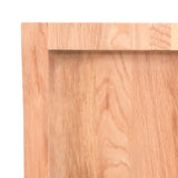 Bathroom Countertop Light Brown 80x50x cm Treated Solid Wood 3156120